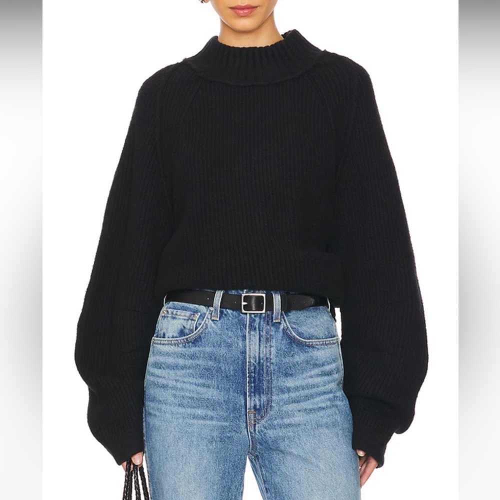 Free People Sunbeam Sweater in Black Size XS